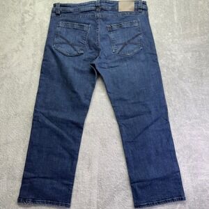 TK Axel Slim Boot Jeans Men's 38x30 Dark Wash Denim Pant